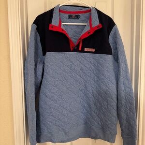Mens Vineyard Vines Quarter Snap Pullover Jacket
